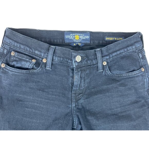 Lucky Brand Men’s Dark Blue Knox Sweet N Low Boot Cut Sz 27 - Picture 4 of 11